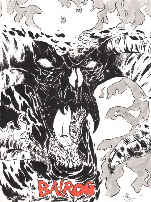 Alphabeasts: B is for Balrog | treebeerdstuff