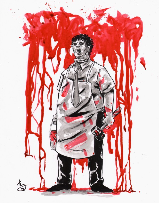 inktober leatherface small